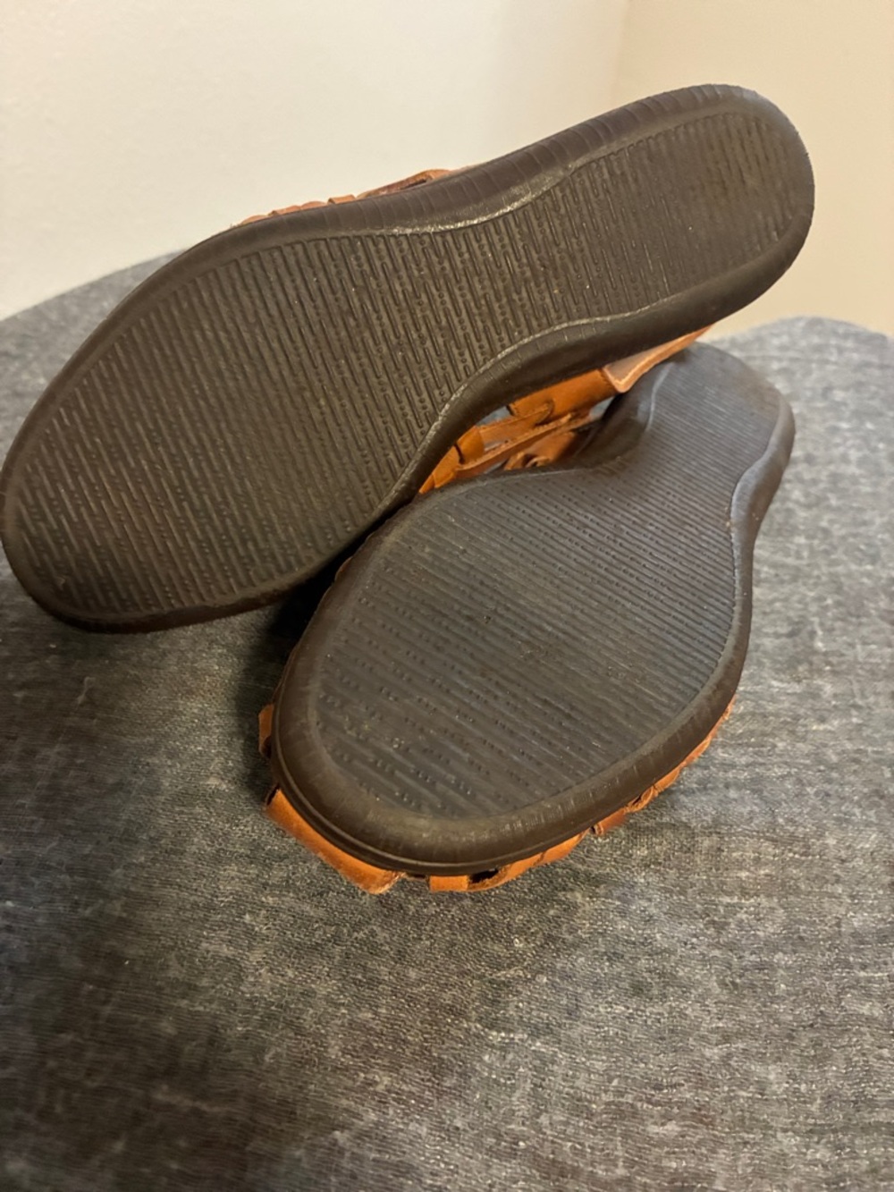Softspots Tobago Huarache Sling in Cognac Size 6-1/2 - Picture 9 of 9